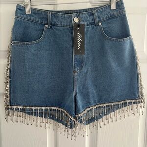 Rhinestone-Tassel Shorts/ Eras Tour Shorts
